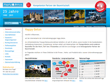 Tablet Screenshot of happy-beton.de